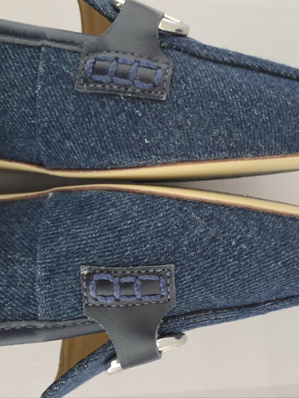 Talbots Denim Bit Slip-On Loafers - Picture 8 of 14